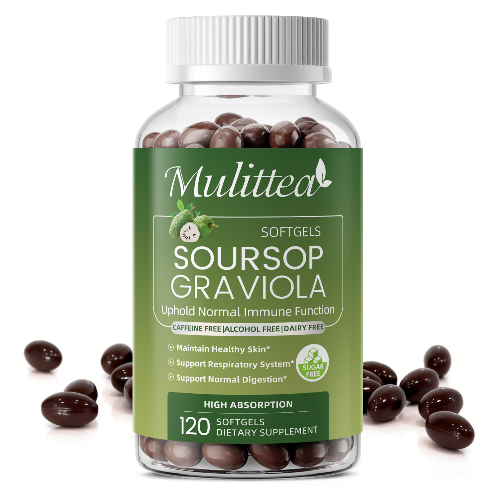 Chamomile Tea - Mulittea Graviola Soursop Extract Capsules Ondersteuning