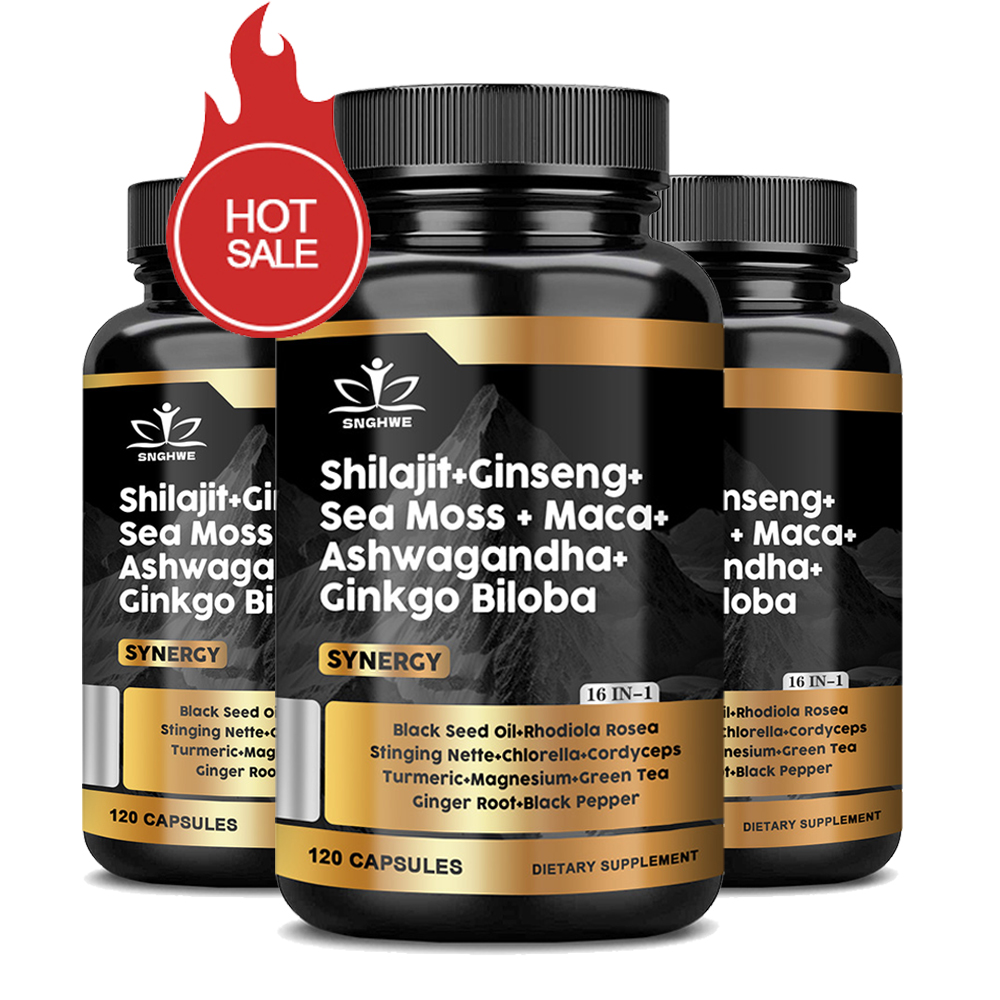 Ginger Tea - Shilajit Supplementen Ginseng & Zeemoos &