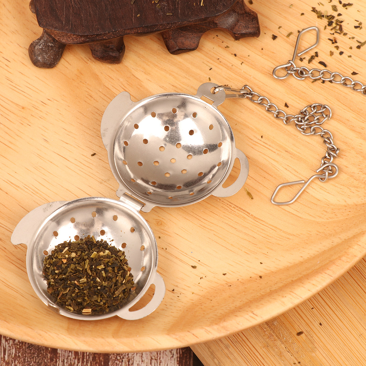 Chamomile Tea - 2 stuks theezeef van roestvrij staal,