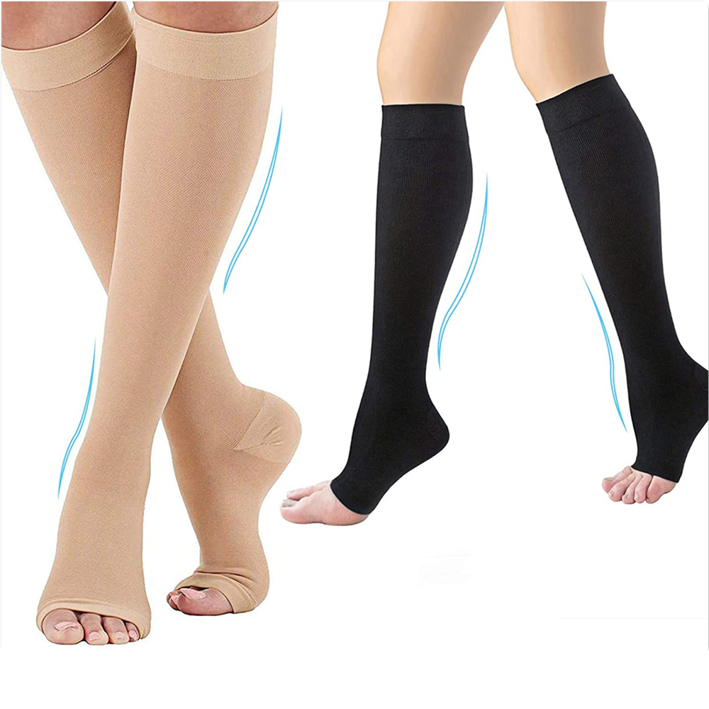 Echinacea - Compressiesokken S-XXL Medische Preventie Spataderen Toeless