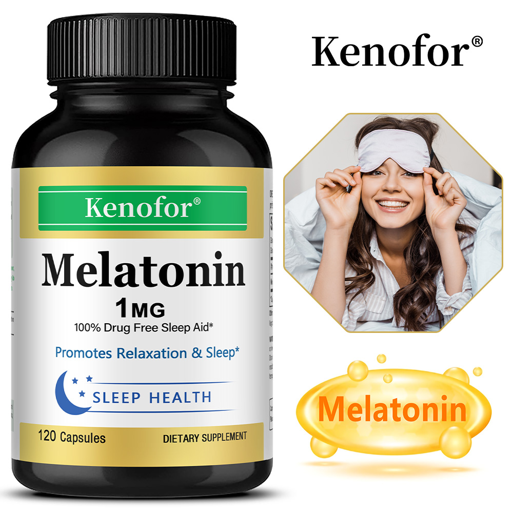 Health Wellness - Melatonine-capsules 1 mg - Bevordert ontspanning