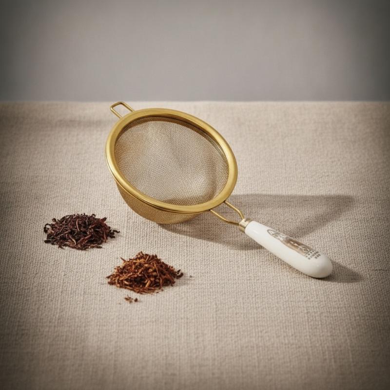 RVS Theezeef met Dubbele Gaass - Herbal Tea recensie en prijs
