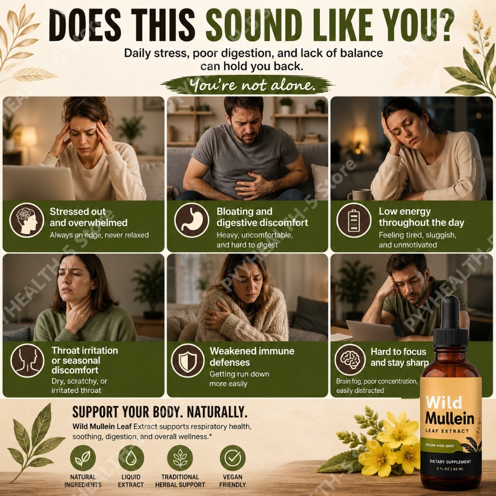 Wild Mullein Bladdruppels met  - Herbal Supplement recensie en prijs
