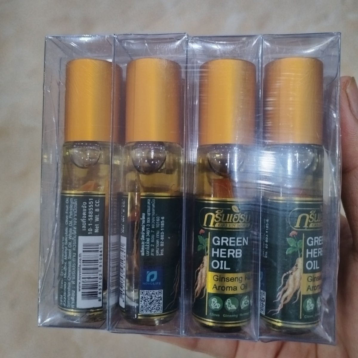Thaise Munt Ginseng Roll-on Kr - Ginger Tea recensie en prijs